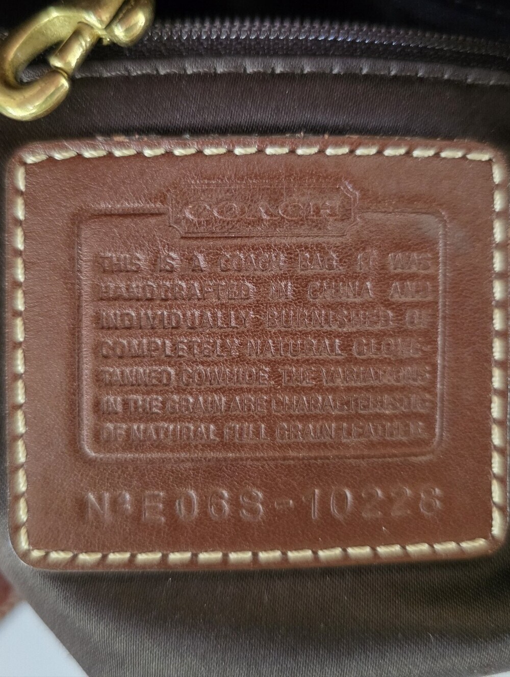 Vintage Hamptons Legacy Horsebit Tote & Wallet Set Cognac Embossed Leather Y2K - Picture 11 of 16